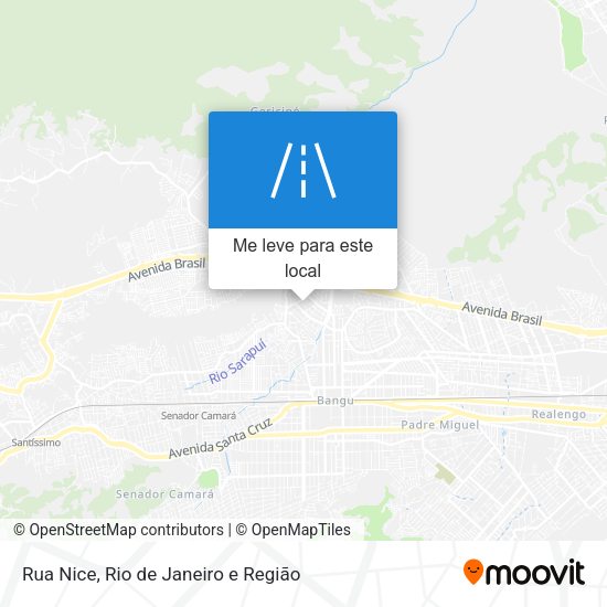 Rua Nice mapa