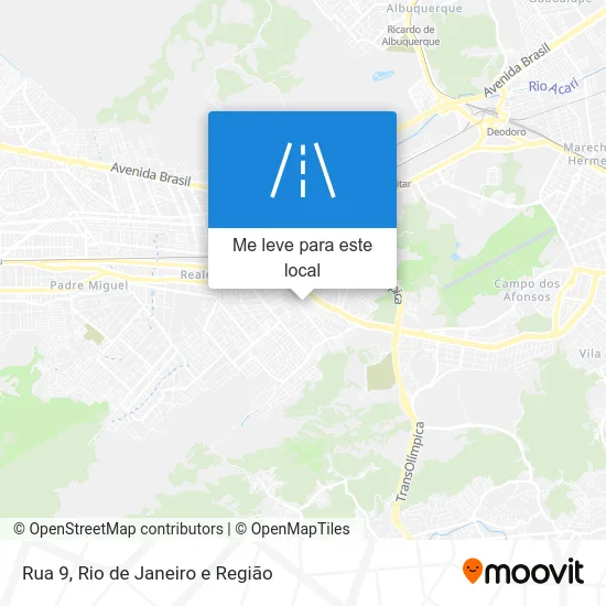 Rua 9 mapa