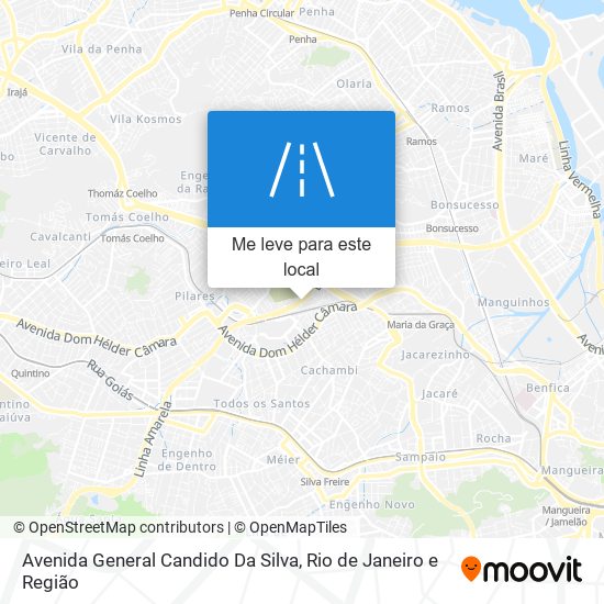Avenida General Candido Da Silva mapa