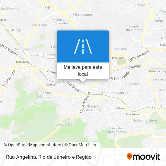Rua Angelina mapa