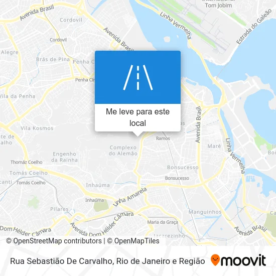 Rua Sebastião De Carvalho mapa