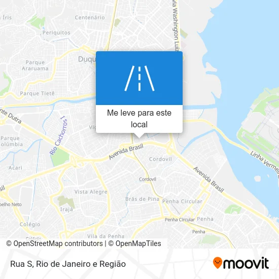 Rua S mapa
