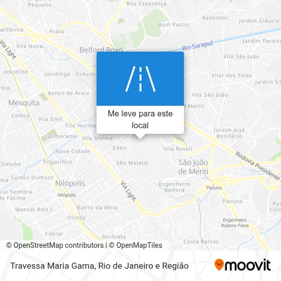 Travessa Maria Gama mapa