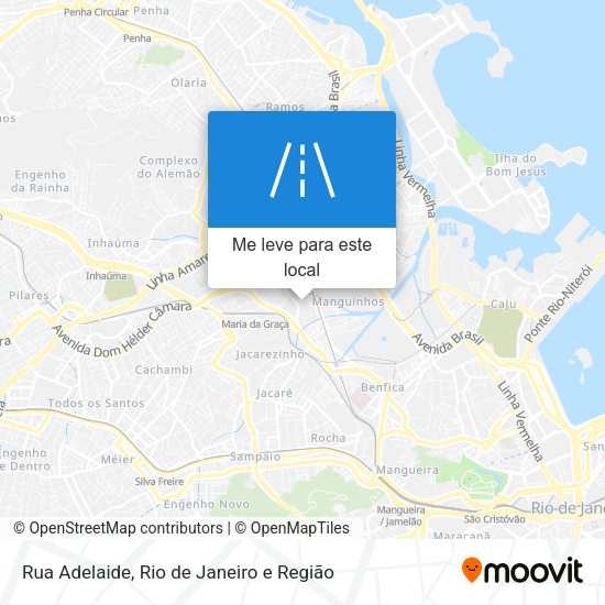 Rua Adelaide mapa