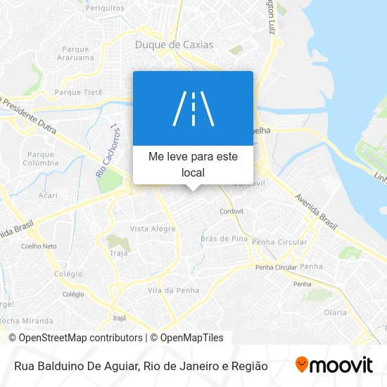 Rua Balduino De Aguiar mapa