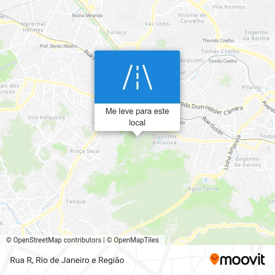 Rua R mapa