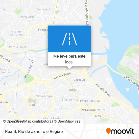Rua B mapa