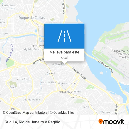 Rua 14 mapa