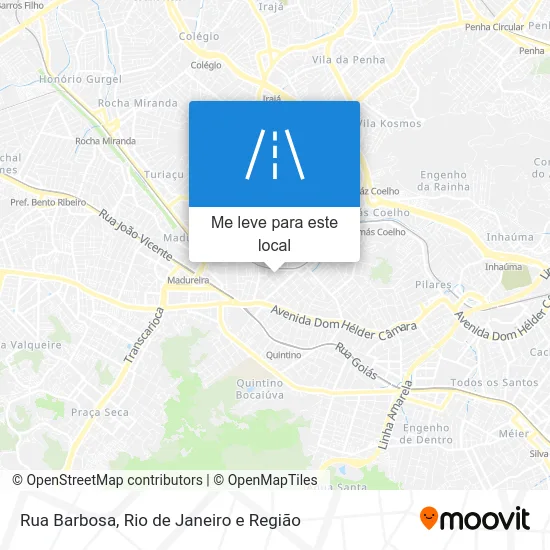 Rua Barbosa mapa