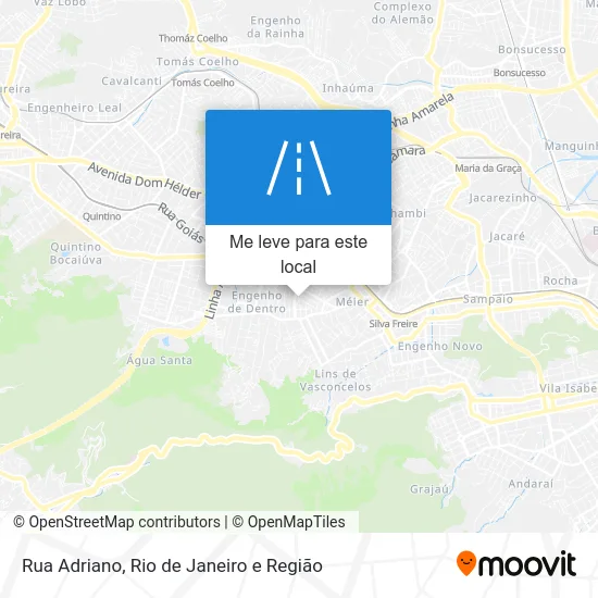 Rua Adriano mapa