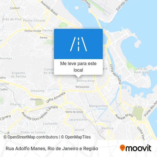 Rua Adolfo Manes mapa