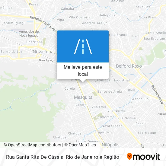 Rua Santa Rita De Cássia mapa