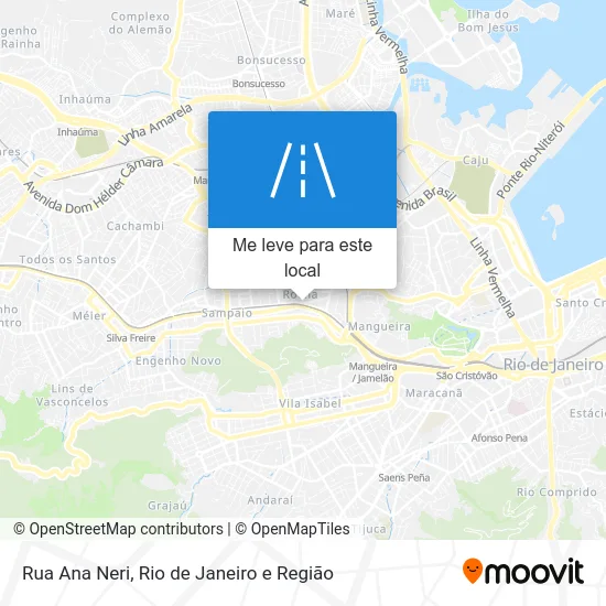 Rua Ana Neri mapa