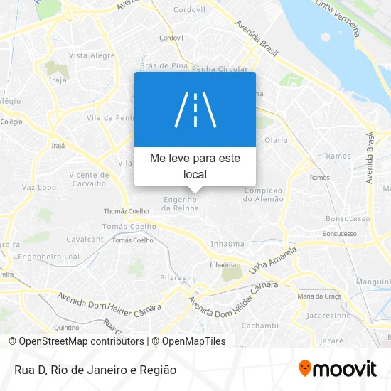 Rua D mapa