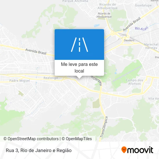 Rua 3 mapa