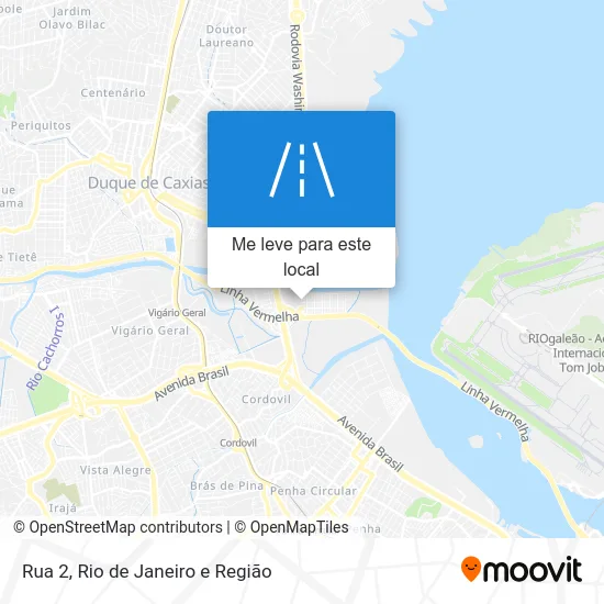 Rua 2 mapa