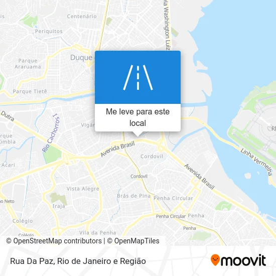 Rua Da Paz mapa