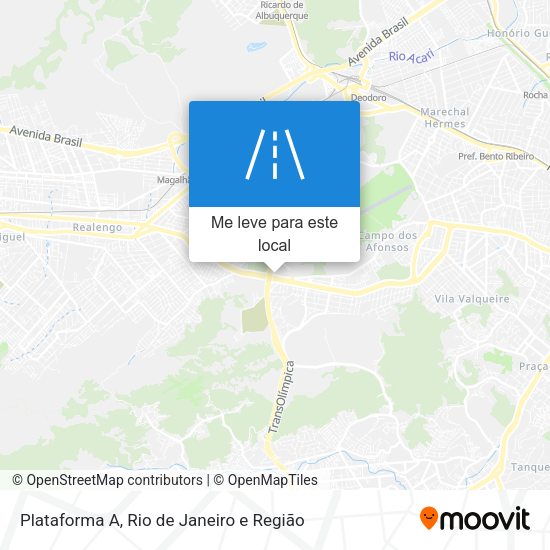 Plataforma A mapa