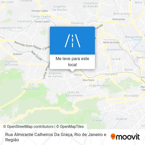 Rua Almirante Calheiros Da Graça mapa