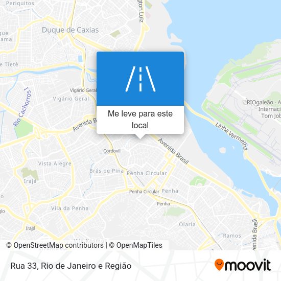 Rua 33 mapa