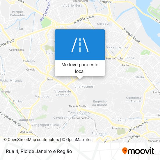 Rua 4 mapa