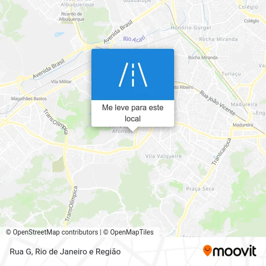 Rua G mapa