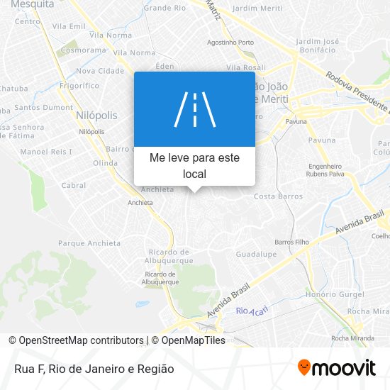 Rua F mapa