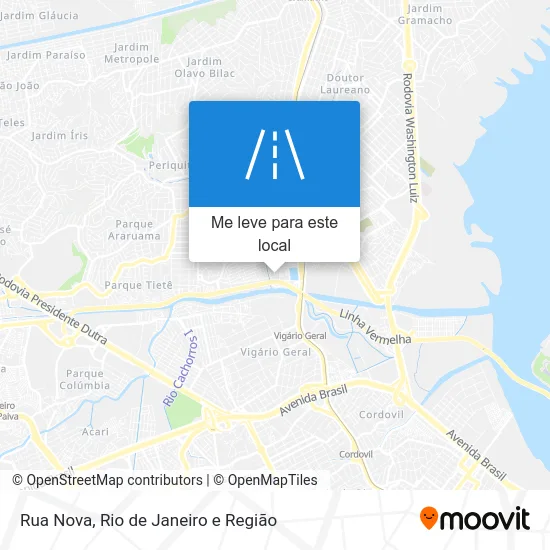 Rua Nova mapa