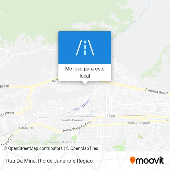 Rua Da Mina mapa