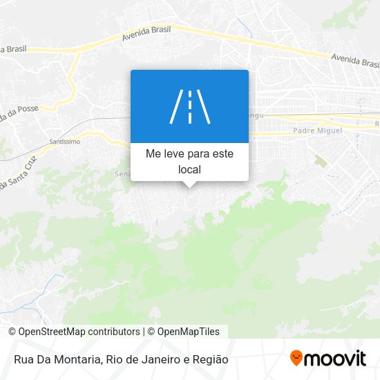 Rua Da Montaria mapa