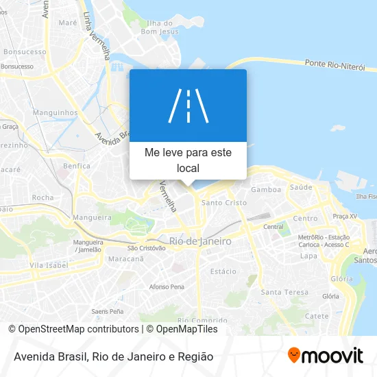 Avenida Brasil mapa