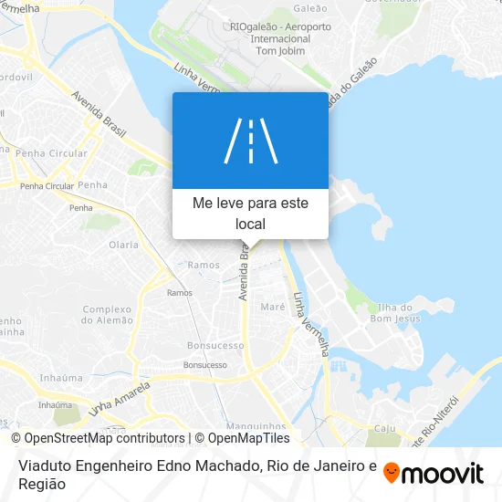 Viaduto Engenheiro Edno Machado mapa
