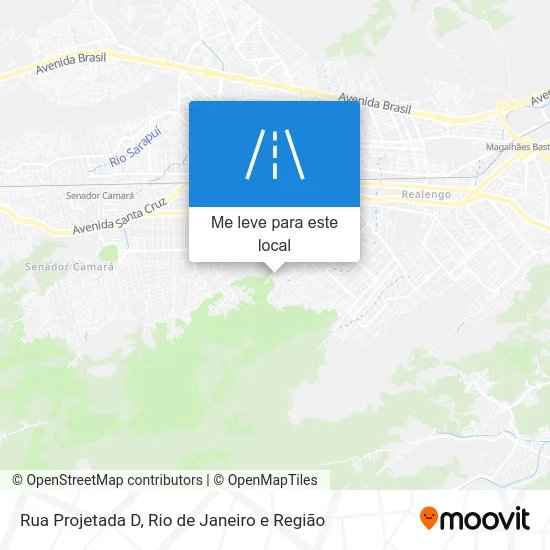 Rua Projetada D mapa