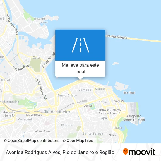 Avenida Rodrigues Alves mapa