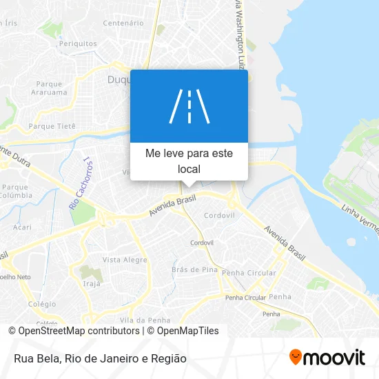 Rua Bela mapa