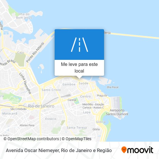 Avenida Oscar Niemeyer mapa