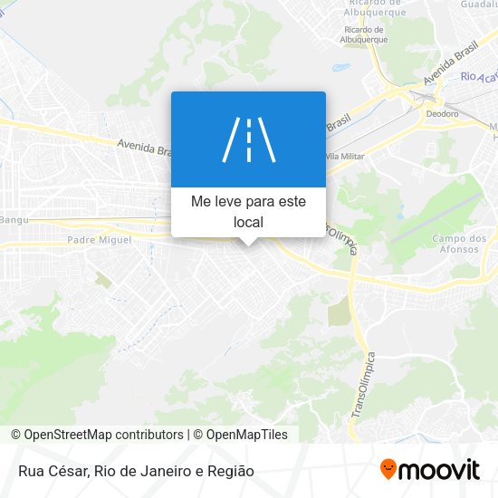 Rua César mapa