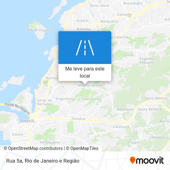 Rua 5a mapa