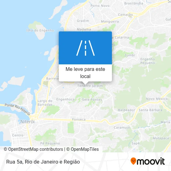 Rua 5a mapa