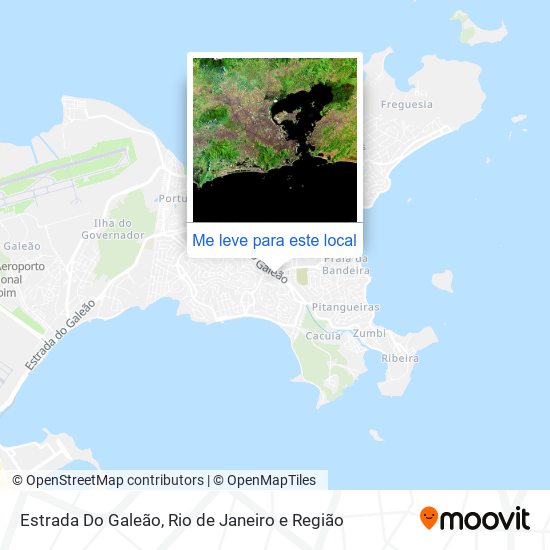 Estrada Do Galeão mapa