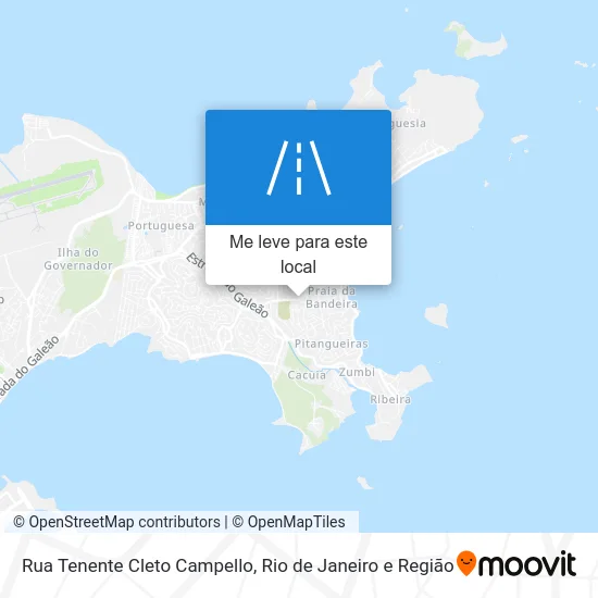 Rua Tenente Cleto Campello mapa