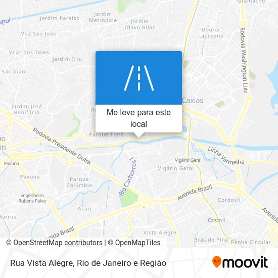 Rua Vista Alegre mapa