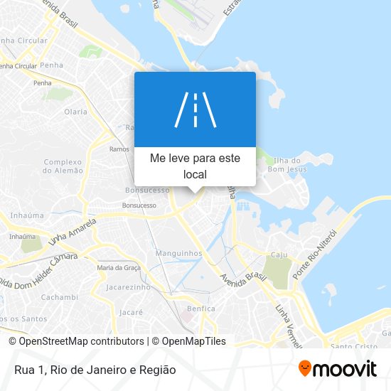 Rua 1 mapa