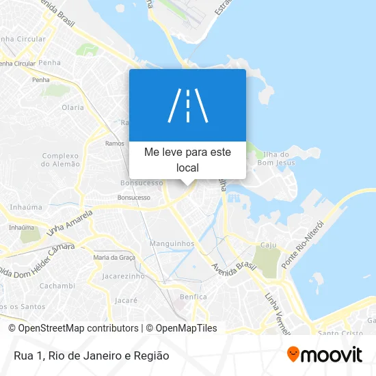 Rua 1 mapa