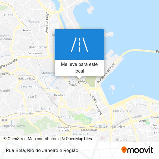 Rua Bela mapa
