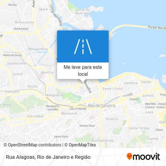 Rua Alagoas mapa