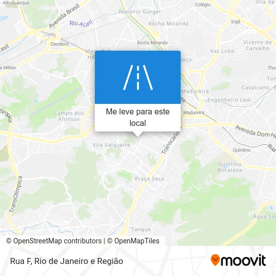 Rua F mapa