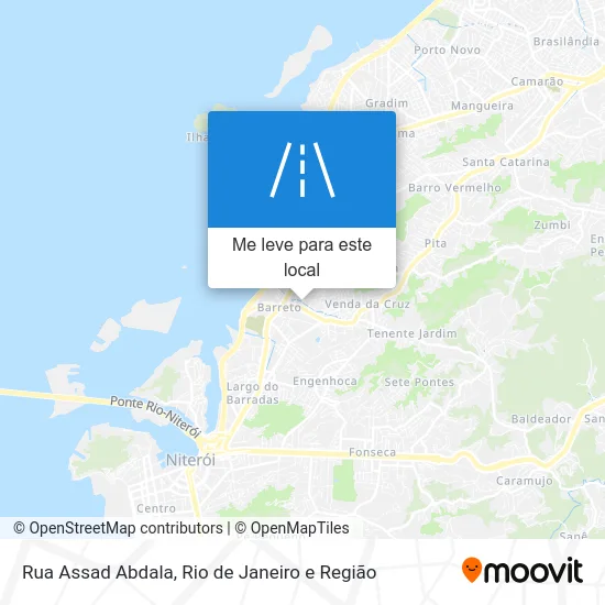 Rua Assad Abdala mapa