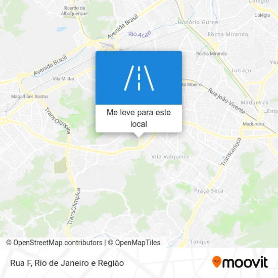 Rua F mapa