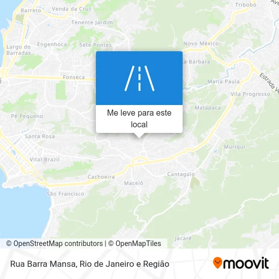 Rua Barra Mansa mapa